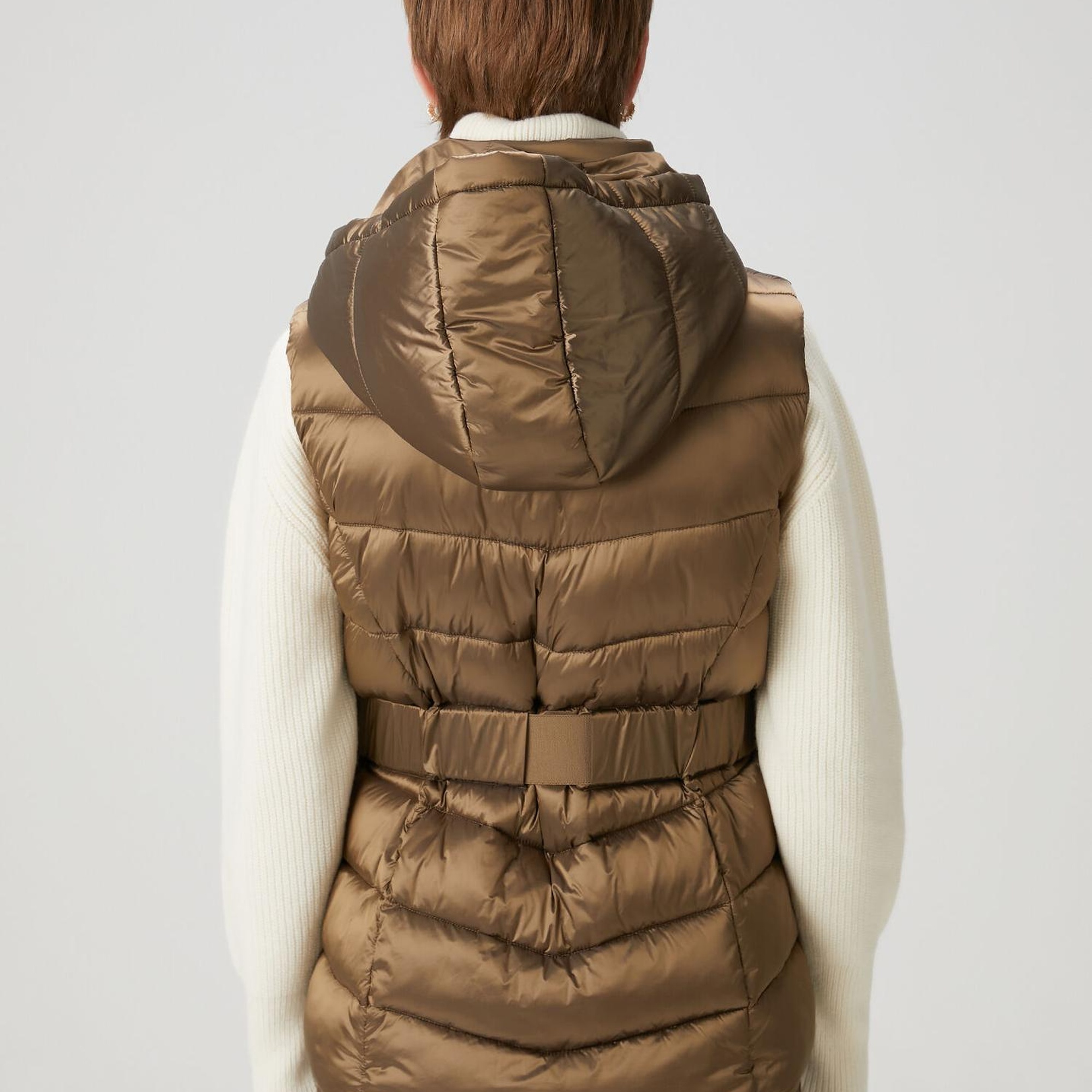 Beymen Club Kadın Kahverengi Kapüşonlu Puffer Yelek