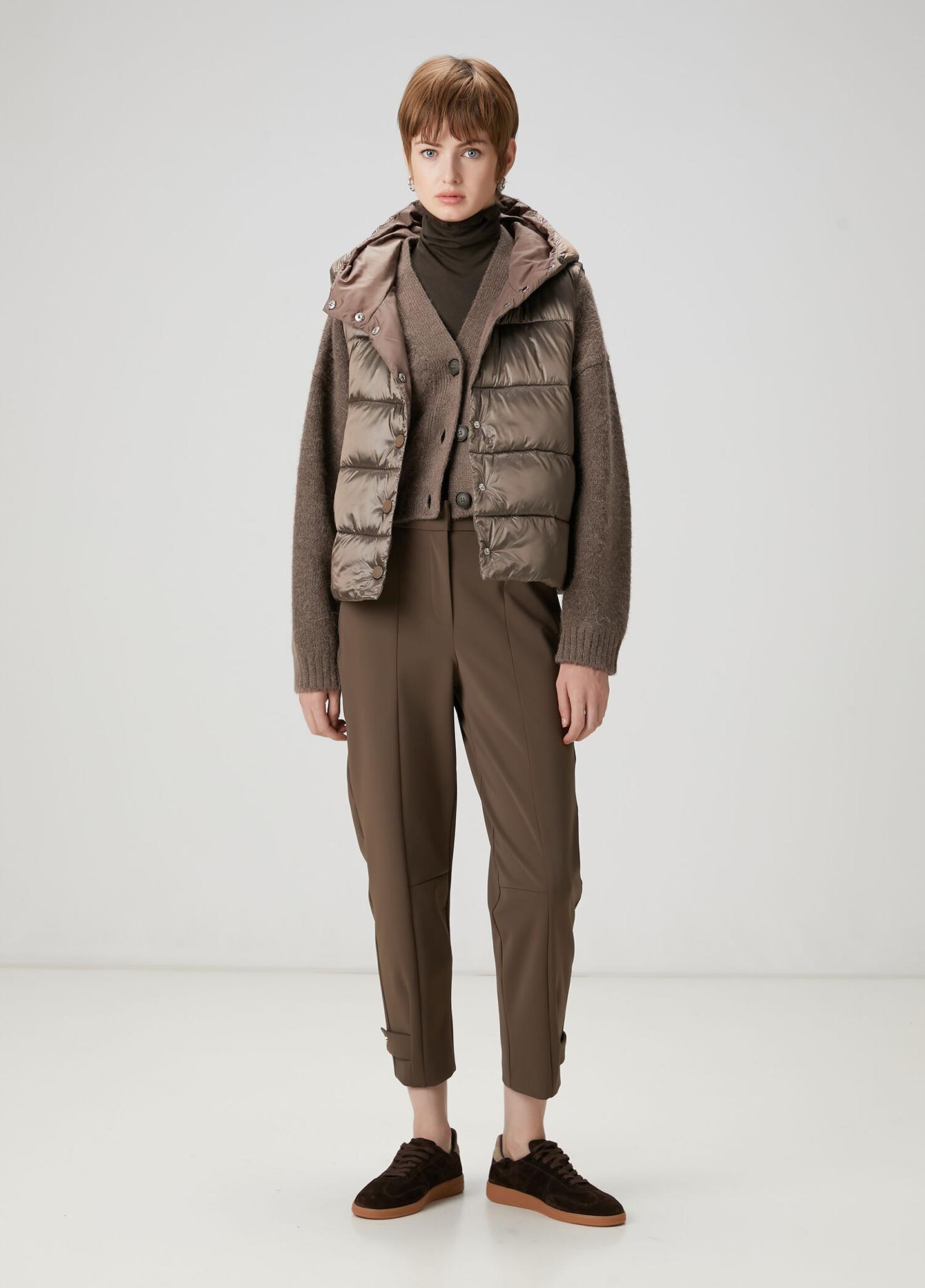  Beymen Club Kadın Vizon Kapüşonlu Puff Yelek