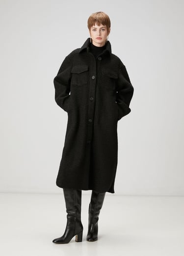  Beymen Club Kadın Siyah Uzun Dış Gömlek