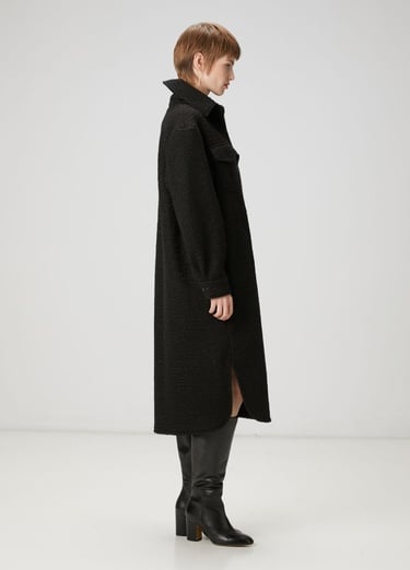  Beymen Club Kadın Siyah Uzun Dış Gömlek