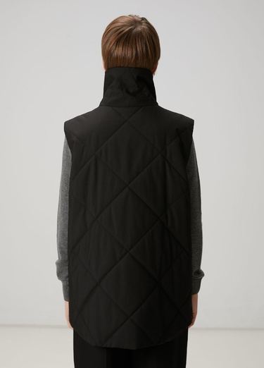  Beymen Club Kadın Siyah Kapitoneli Kruvaze Yelek