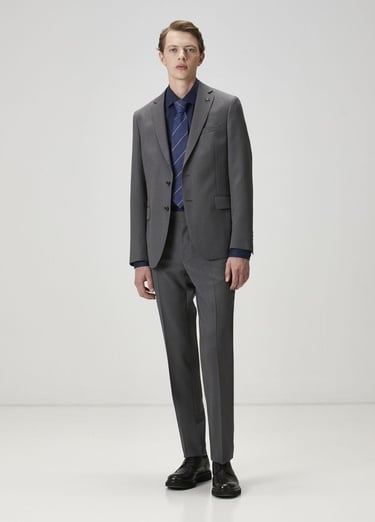  Beymen Club Erkek Custom Fit Lacivert Non-iron Gömlek