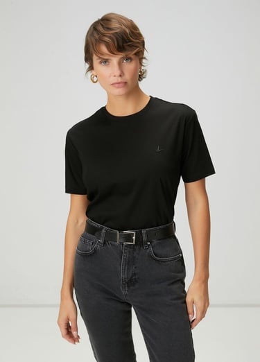  Beymen Club Kadın Siyah T-shirt