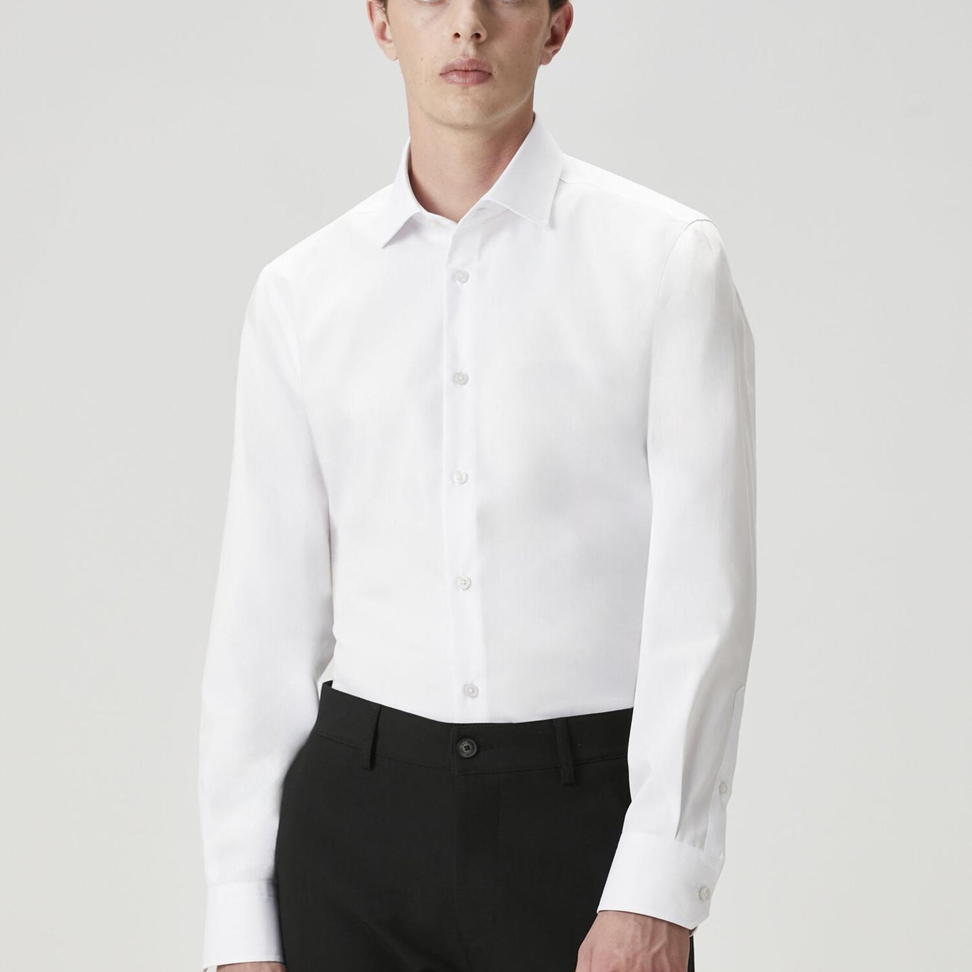 Beymen Club Erkek Comfort Fit Beyaz Non-iron Oxford Gömlek