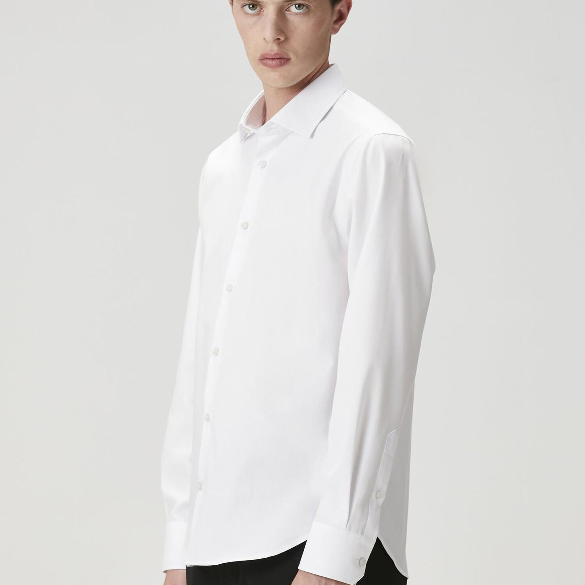 Beymen Club Erkek Comfort Fit Beyaz Non-iron Oxford Gömlek