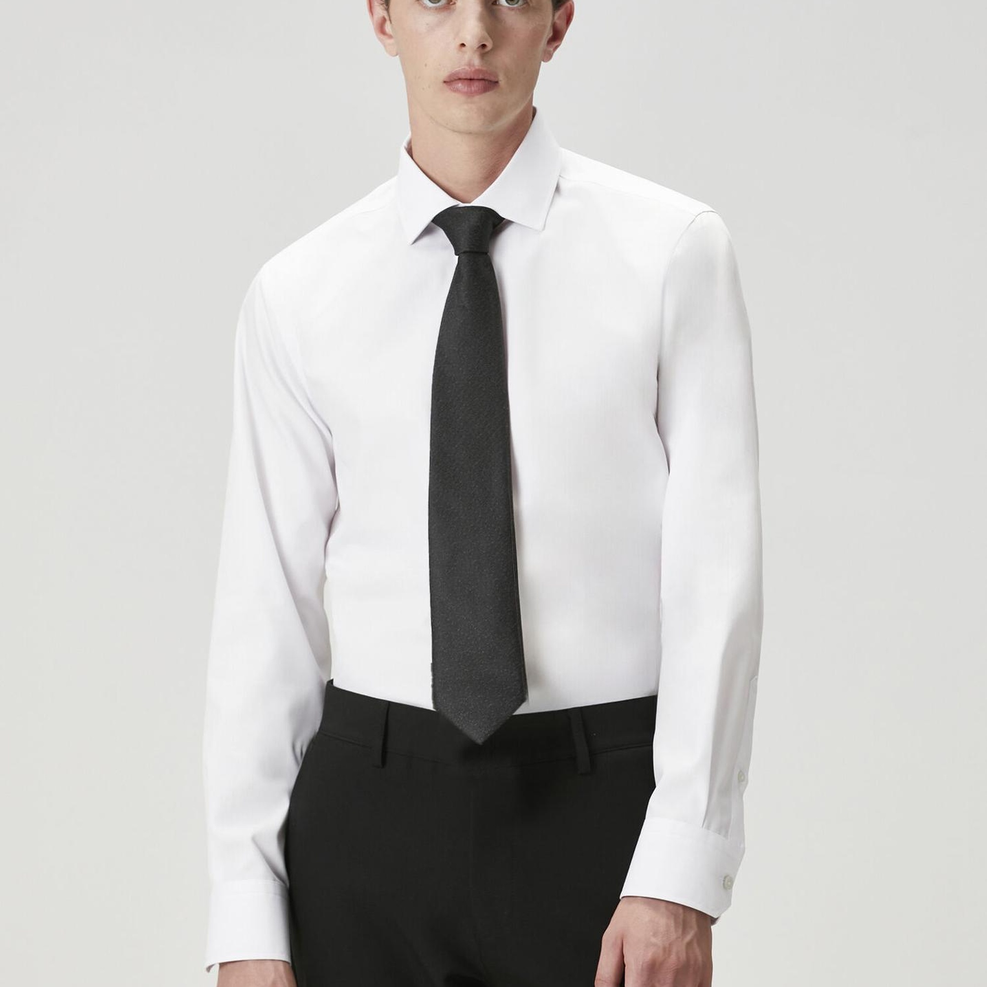 Beymen Club Erkek Comfort Fit Beyaz Non-iron Oxford Gömlek