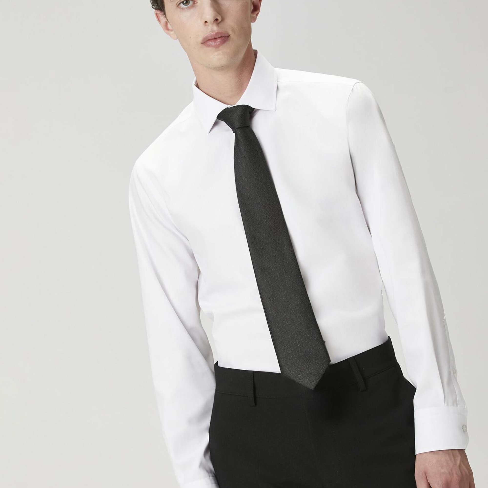 Beymen Club Erkek Comfort Fit Beyaz Non-iron Oxford Gömlek