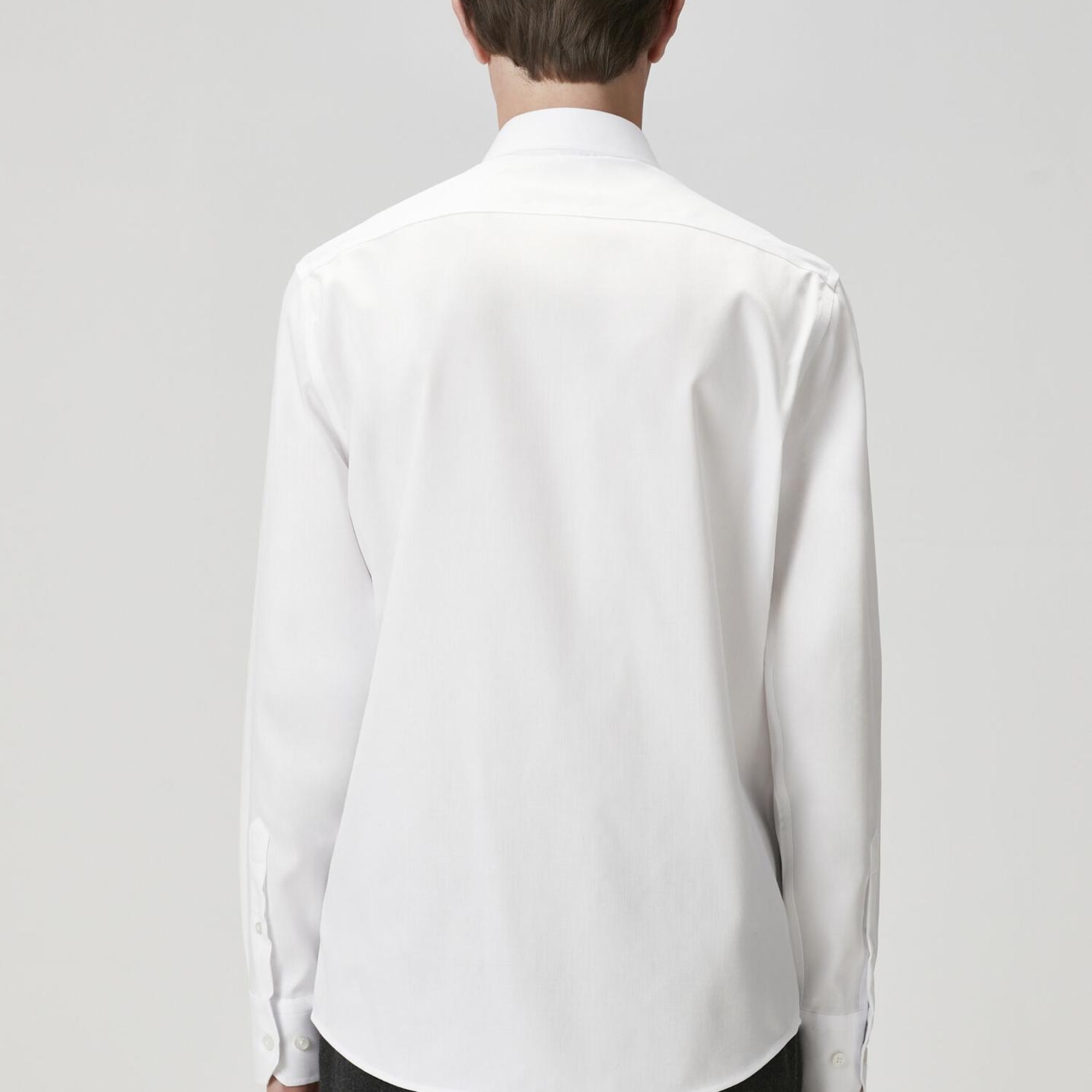 Beymen Club Erkek Comfort Fit Beyaz Armürlü Non-iron Gömlek