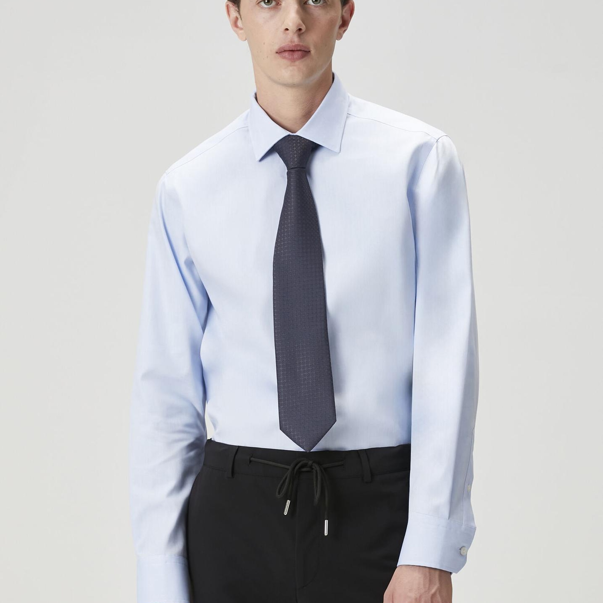 Beymen Club Erkek Comfort Fit Açık Mavi Non-iron Oxford Gömlek