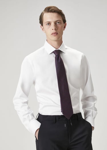  Beymen Club Erkek Custom Fit Beyaz Non-Iron Gömlek