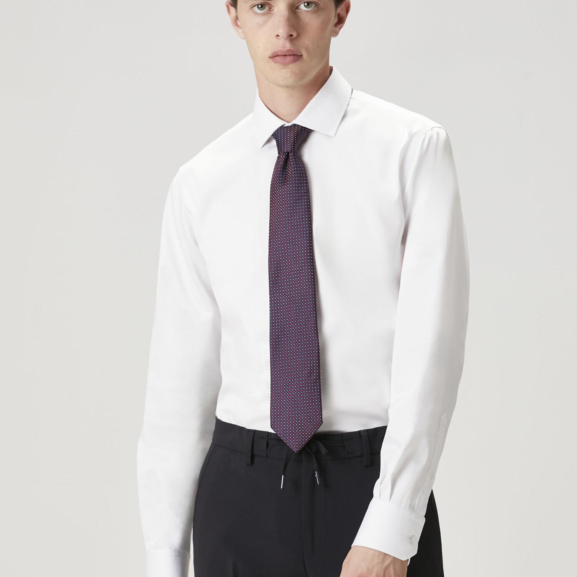 Beymen Club Erkek Custom Fit Beyaz Non-Iron Gömlek