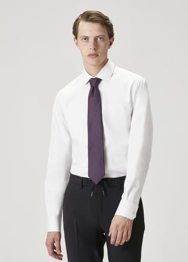  Beymen Club Erkek Custom Fit Beyaz Non-Iron Gömlek