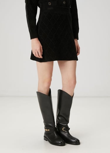  Beymen Club Kadın Siyah Mini Triko Etek