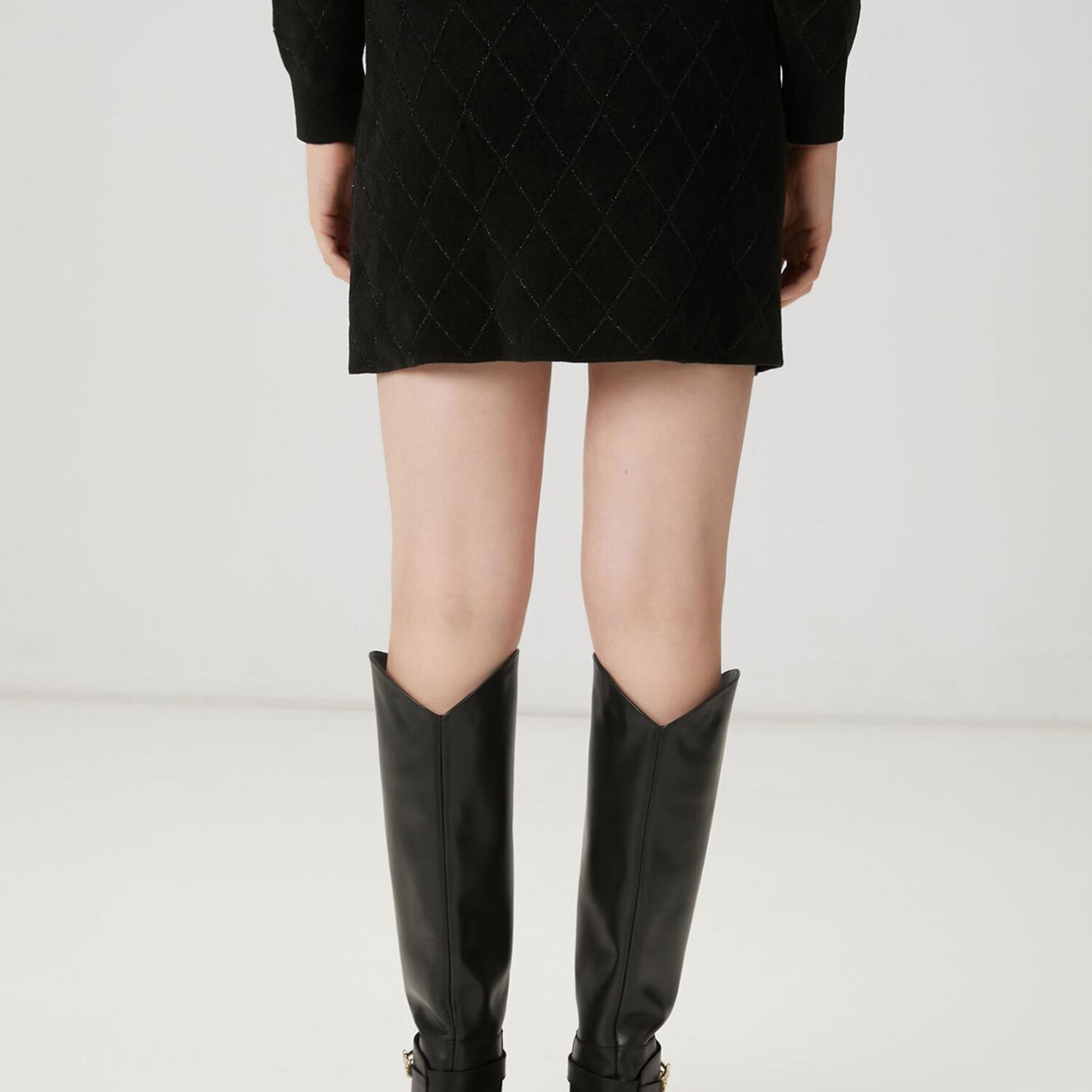 Beymen Club Kadın Siyah Mini Triko Etek