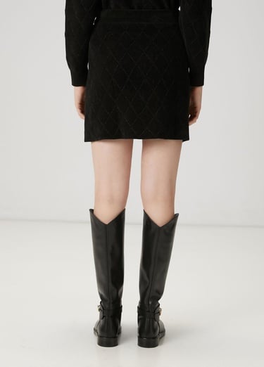  Beymen Club Kadın Siyah Mini Triko Etek