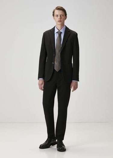  Beymen Club Erkek Comfort Fit Koyu Mavi Armürlü Non-iron Gömlek