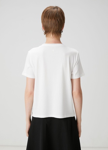  Beymen Club Kadın Beyaz V Yaka T-shirt