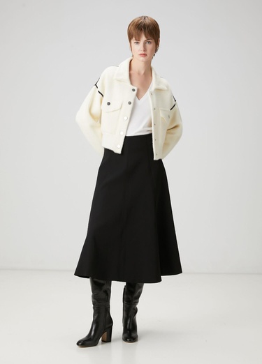  Beymen Club Kadın Beyaz V Yaka T-shirt