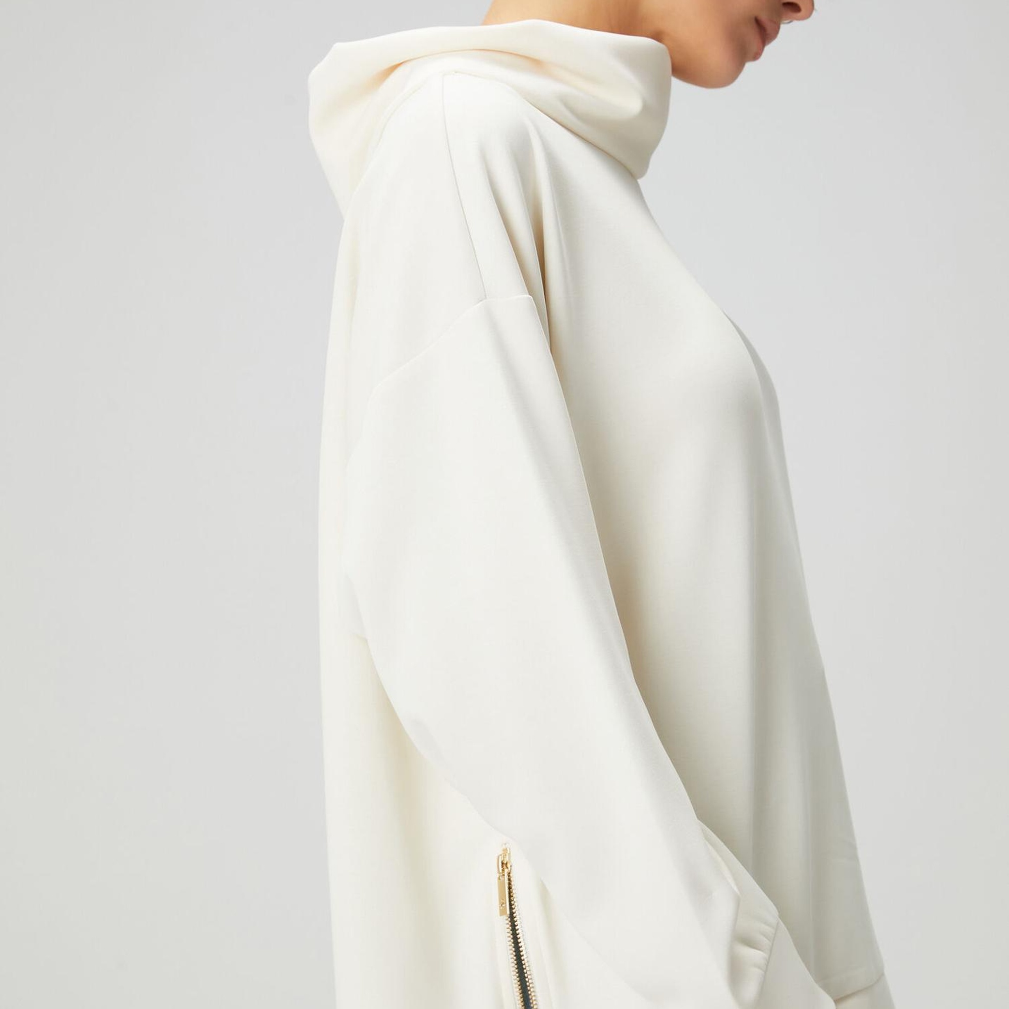 Beymen Club Kadın Ekru Dökümlü Sweatshirt