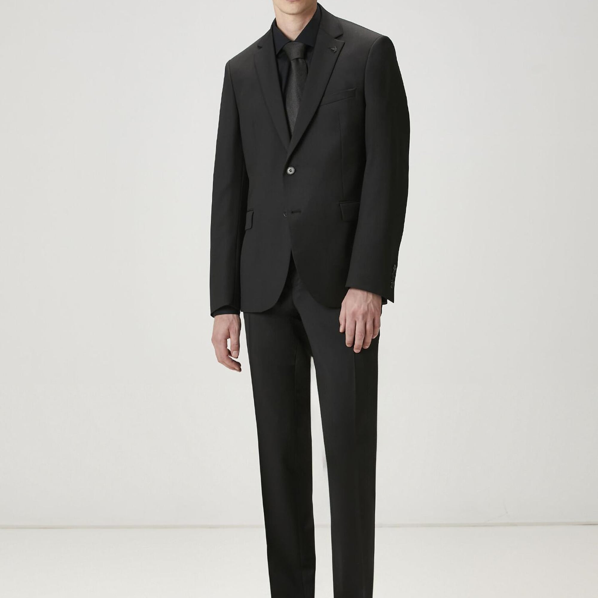 Beymen Club Erkek Custom Fit Siyah Non-iron Gömlek