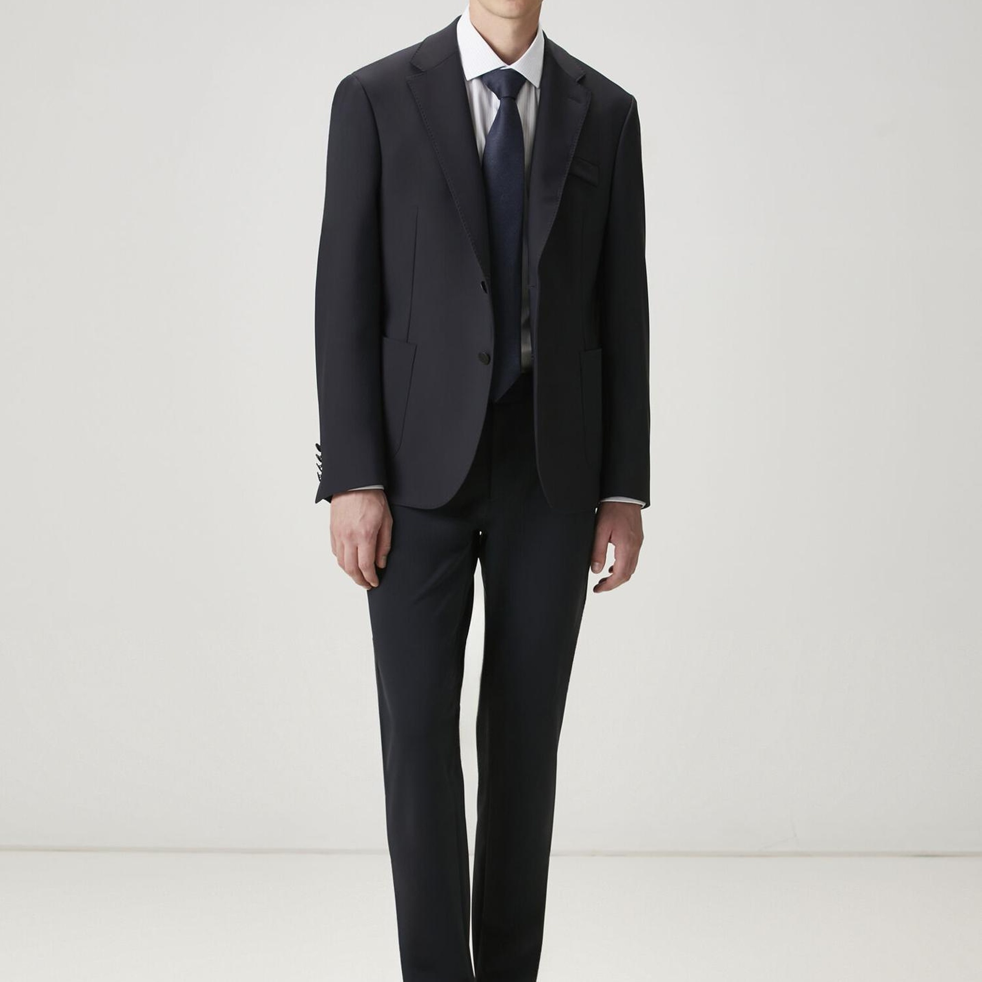 Beymen Club Erkek Comfort Fit Non Iron Mavi Beyaz Çizgili Gömlek