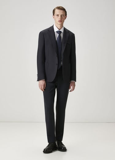  Beymen Club Erkek Comfort Fit Non Iron Mavi Beyaz Çizgili Gömlek