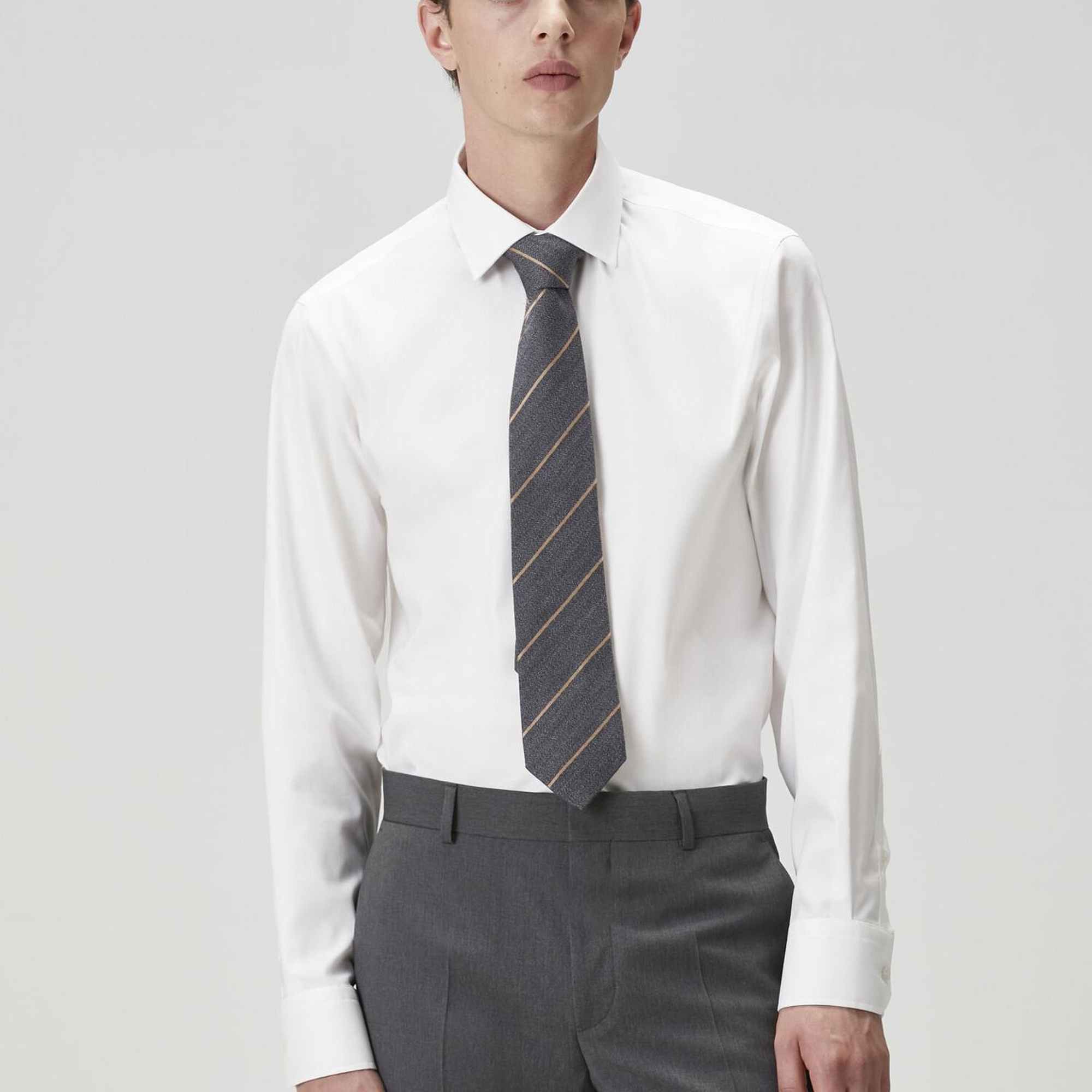 Beymen Club Erkek Comfort Fit Beyaz Non-iron Twill Gömlek