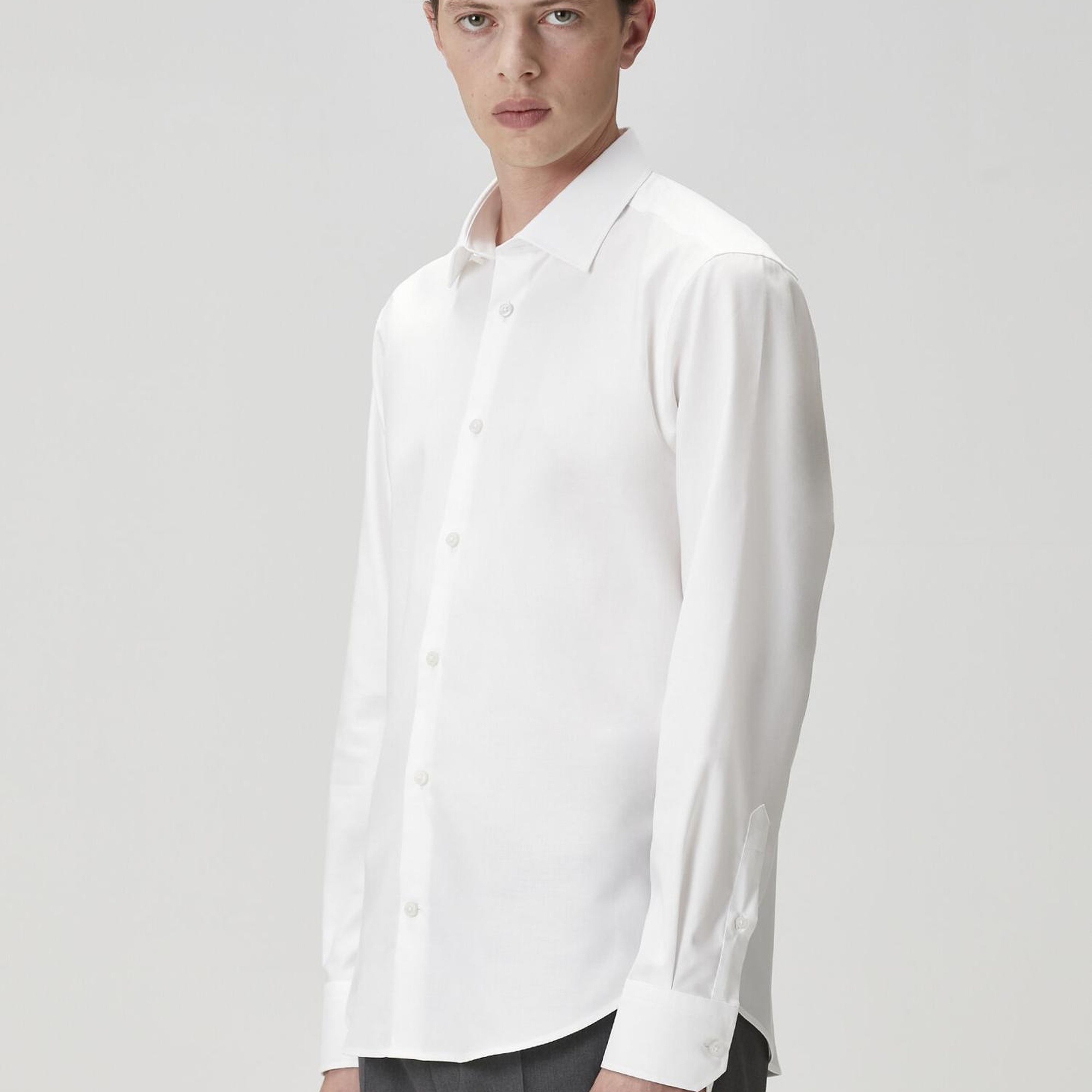 Beymen Club Erkek Comfort Fit Beyaz Non-iron Twill Gömlek