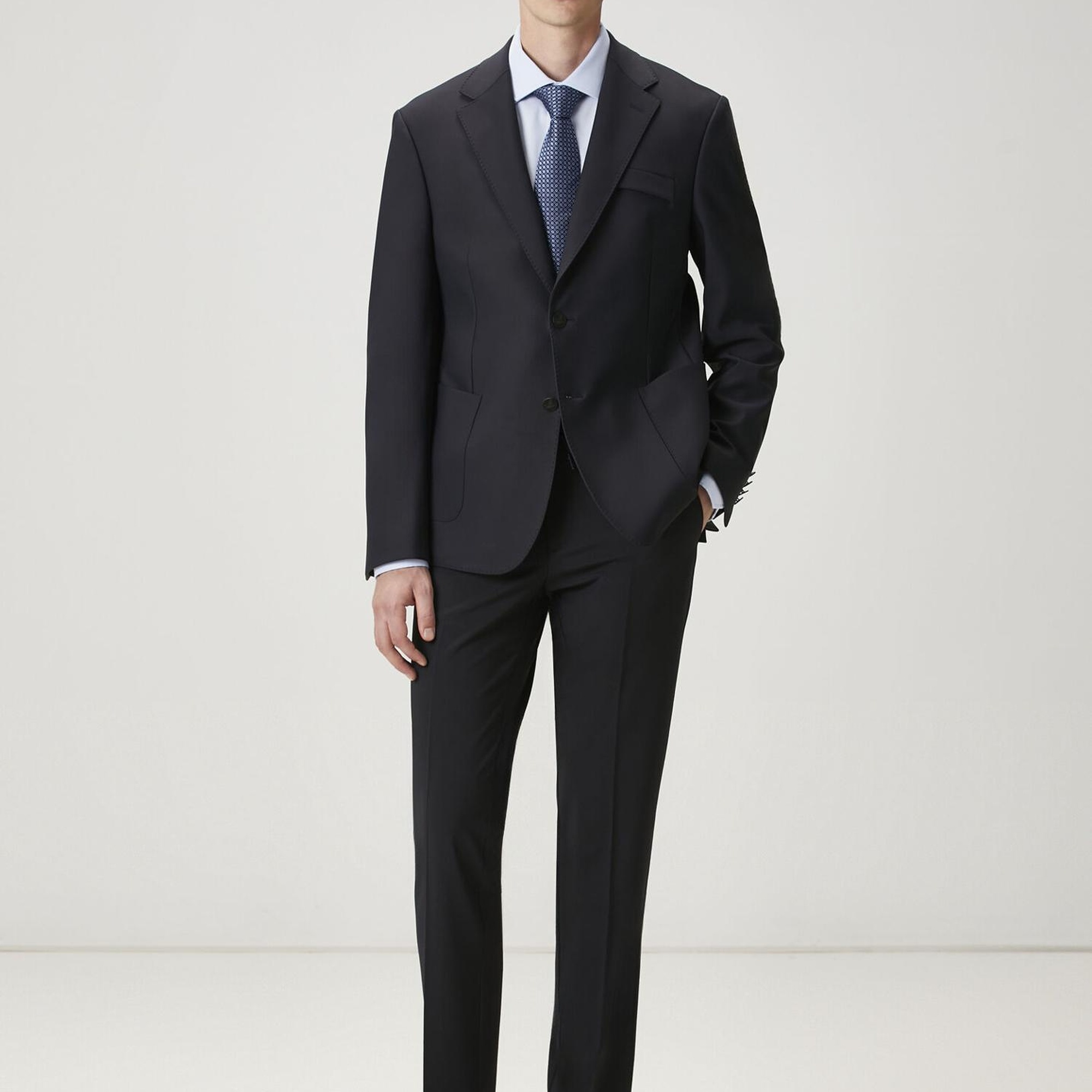 Beymen Club Erkek Slim Fit Açık Mavi Armürlü Non-Iron Gömlek