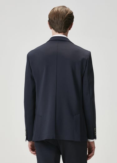  Beymen Club Erkek Lacivert Örme Blazer