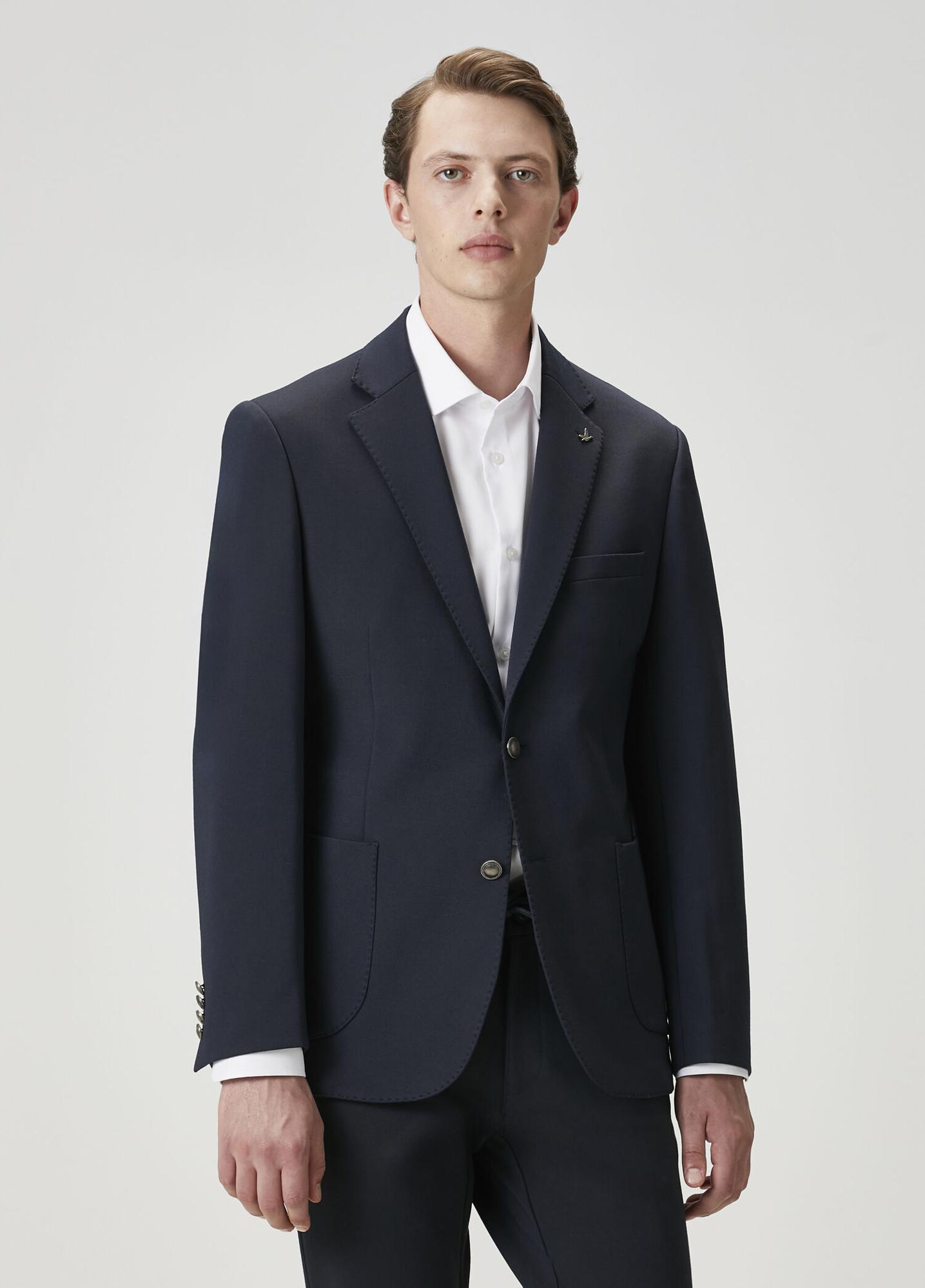  Beymen Club Erkek Lacivert Örme Blazer