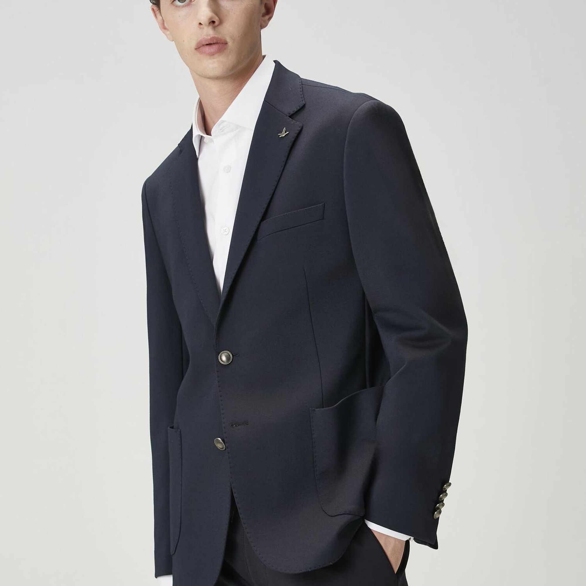 Beymen Club Erkek Lacivert Örme Blazer