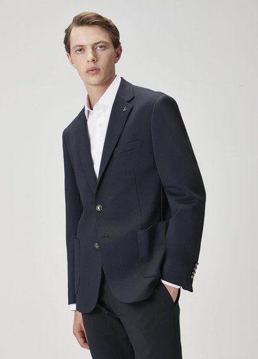  Beymen Club Erkek Lacivert Örme Blazer