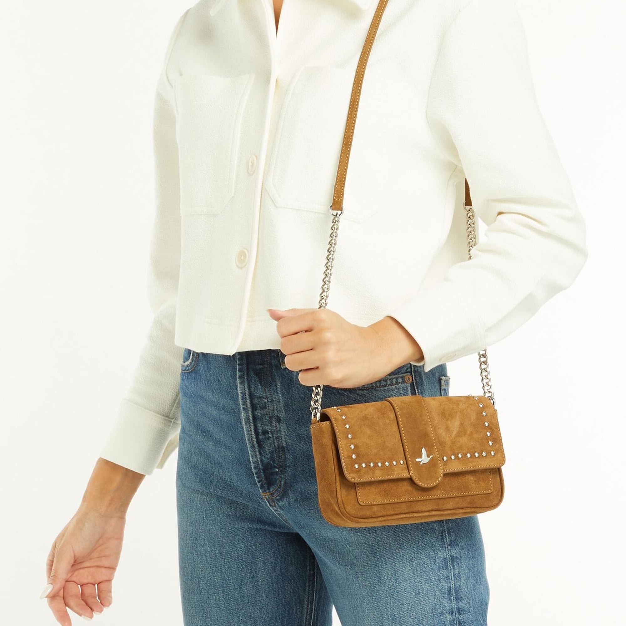 Beymen Club Kadın Taba Süet Çapraz Çanta