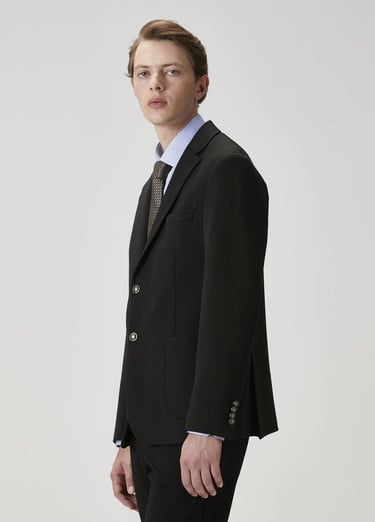  Beymen Club Erkek Siyah Örme Blazer