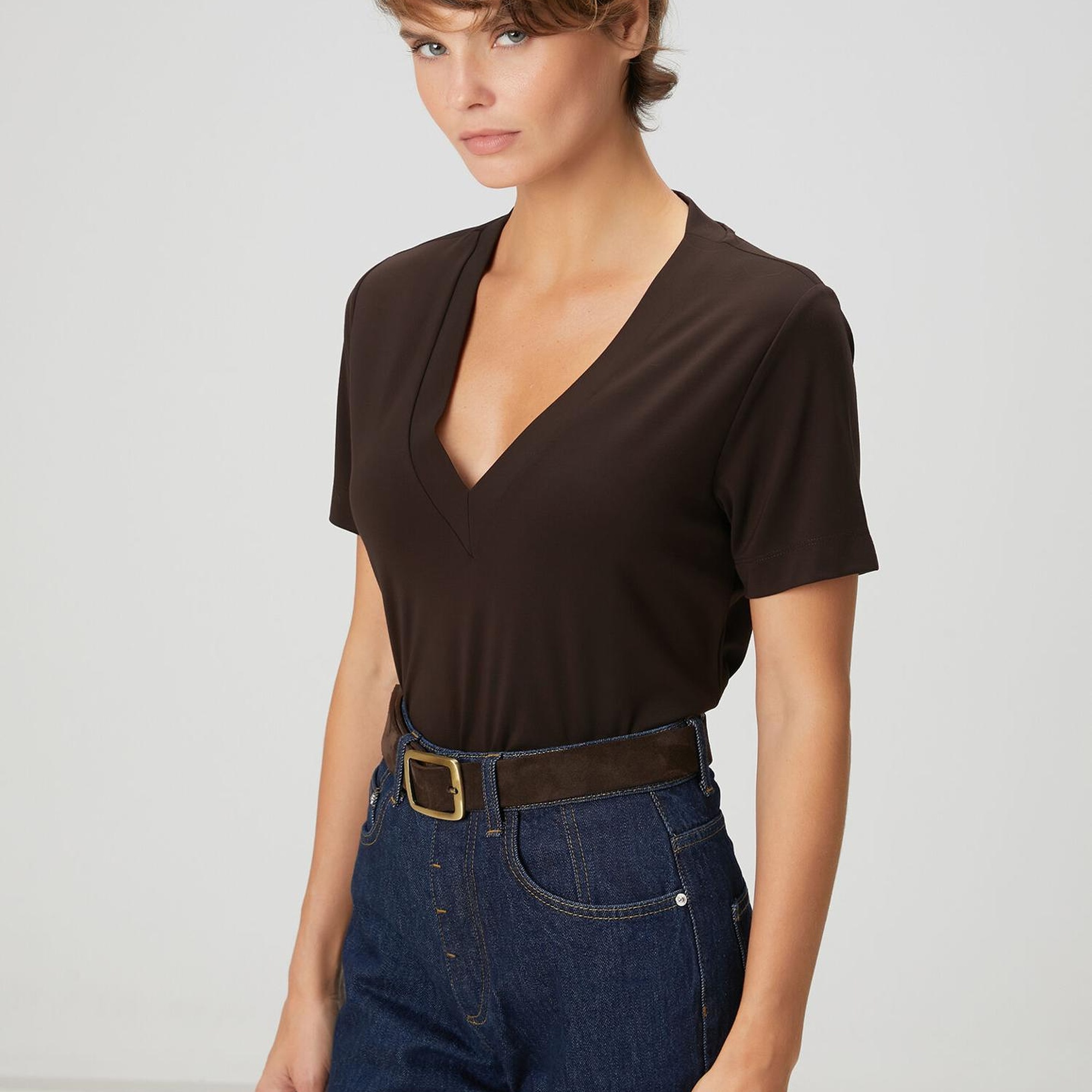 Beymen Club Kadın Kahverengi T-shirt