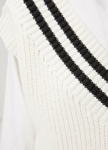  Beymen Club Kadın Siyah Beyaz Şeritli Süveter