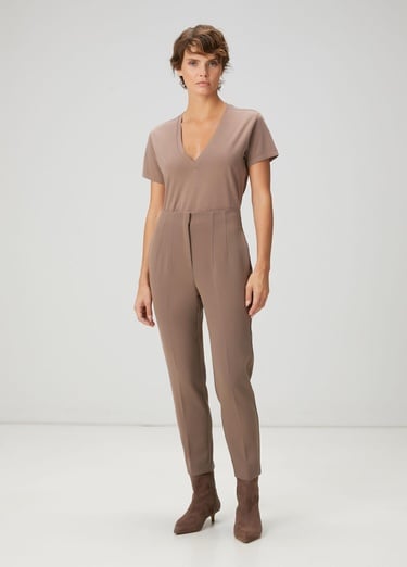  Beymen Club Kadın Vizon Basic T-shirt