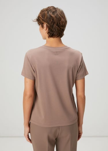 Beymen Club Kadın Vizon Basic T-shirt