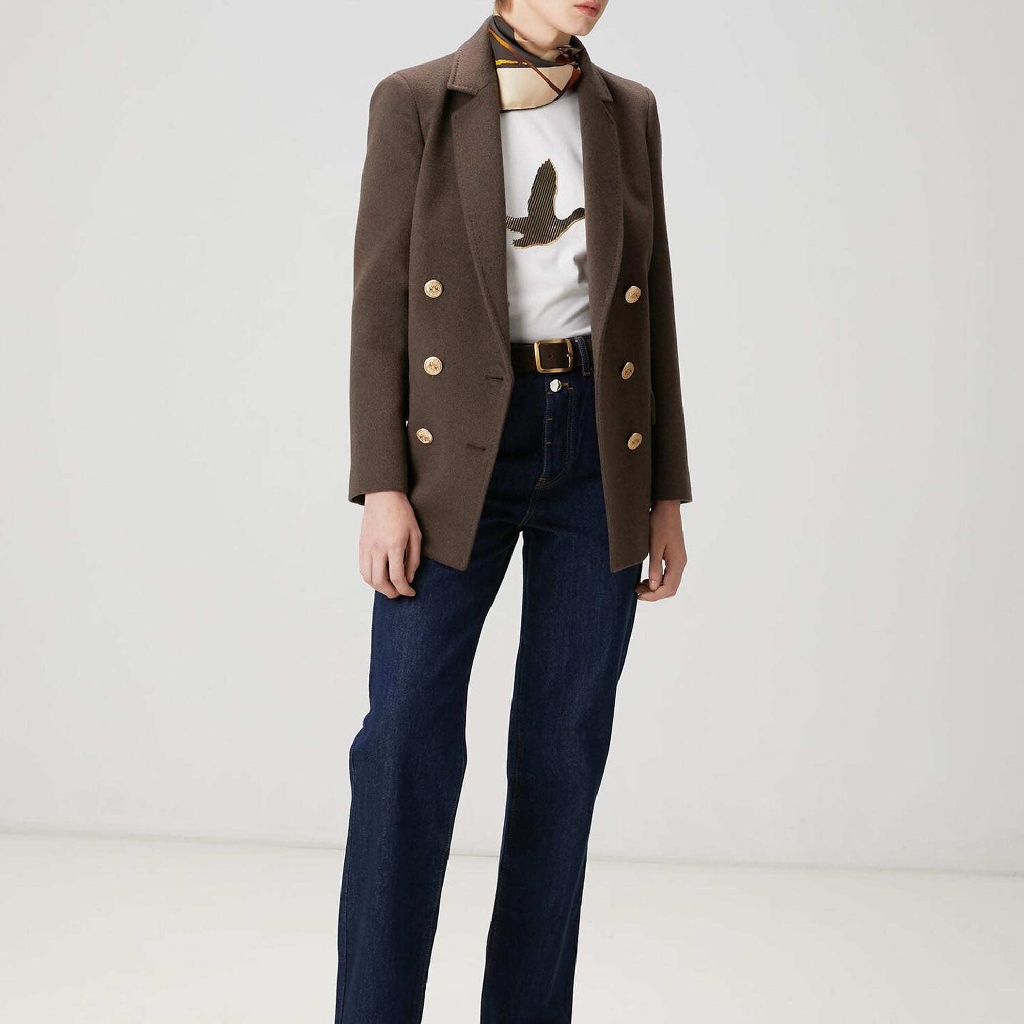 Beymen Club Kadın Beyaz Gold Logolu T-shirt