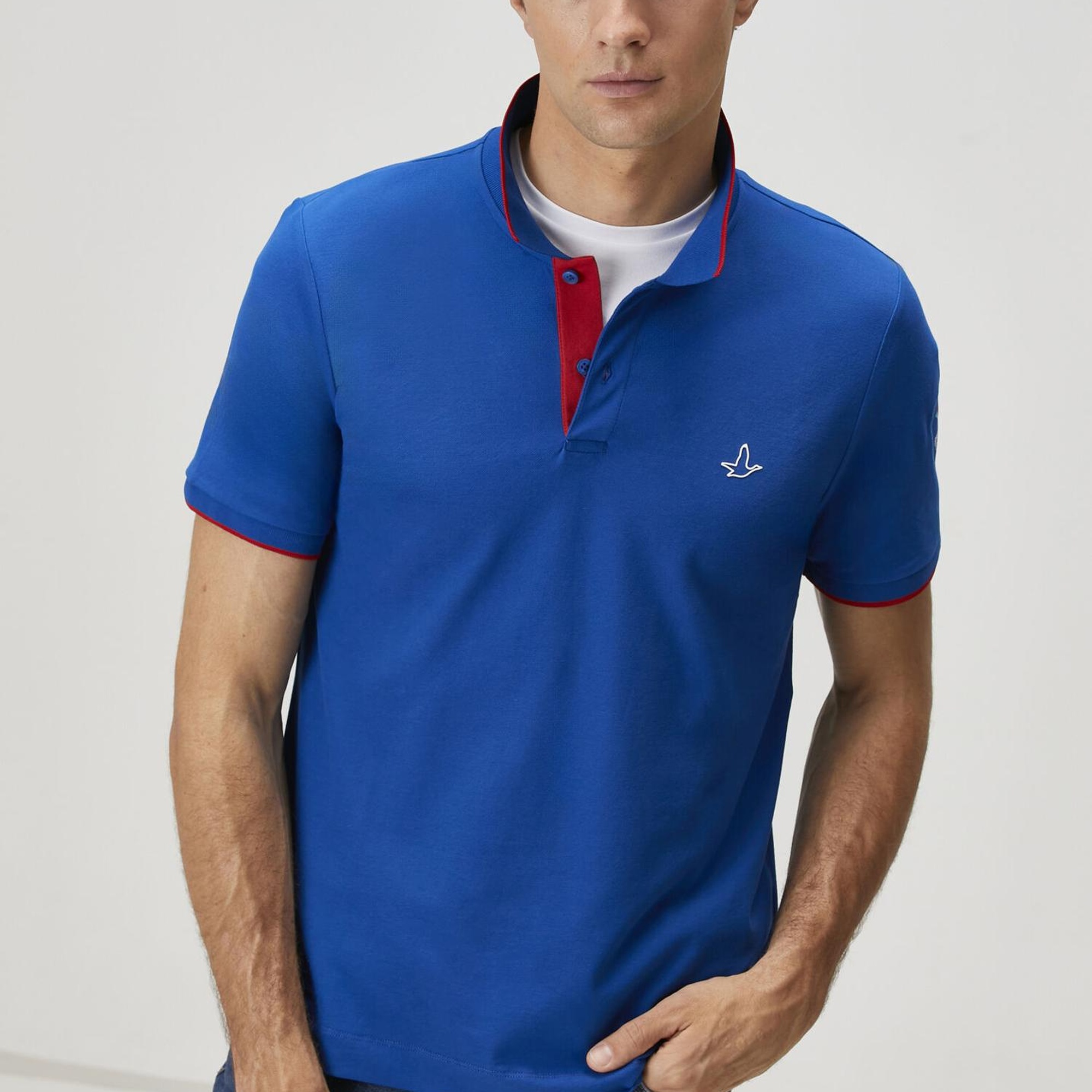 Beymen Club Erkek X Anadolu Efes Mavi Polo Yaka T-shirt