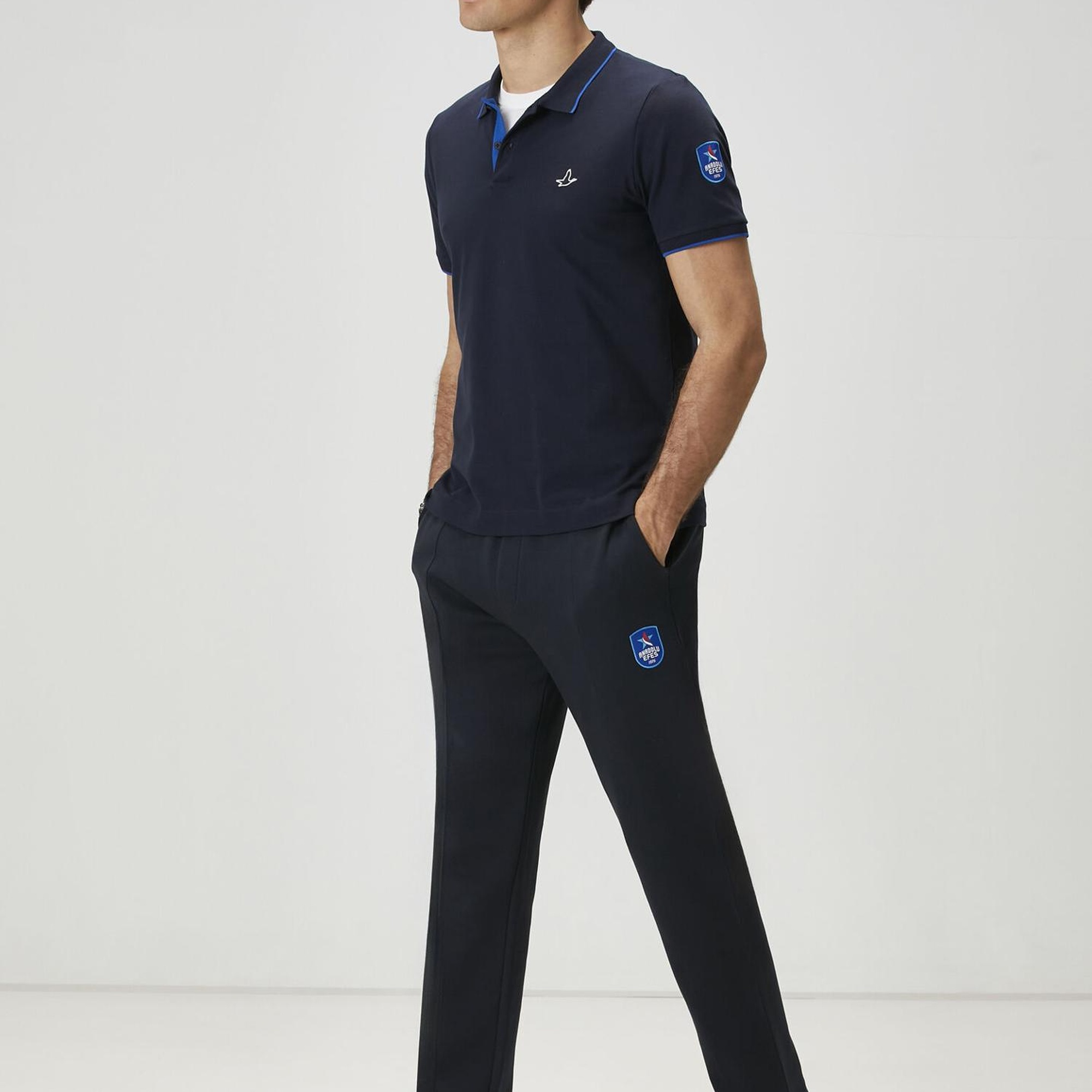 Beymen Club Erkek x Anadolu Efes Lacivert Beli Kordonlu Eşofman Altı