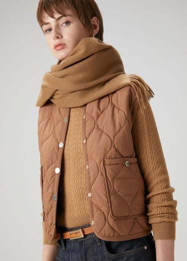  Beymen Club Kadın Camel Kapitoneli Bomber Yelek