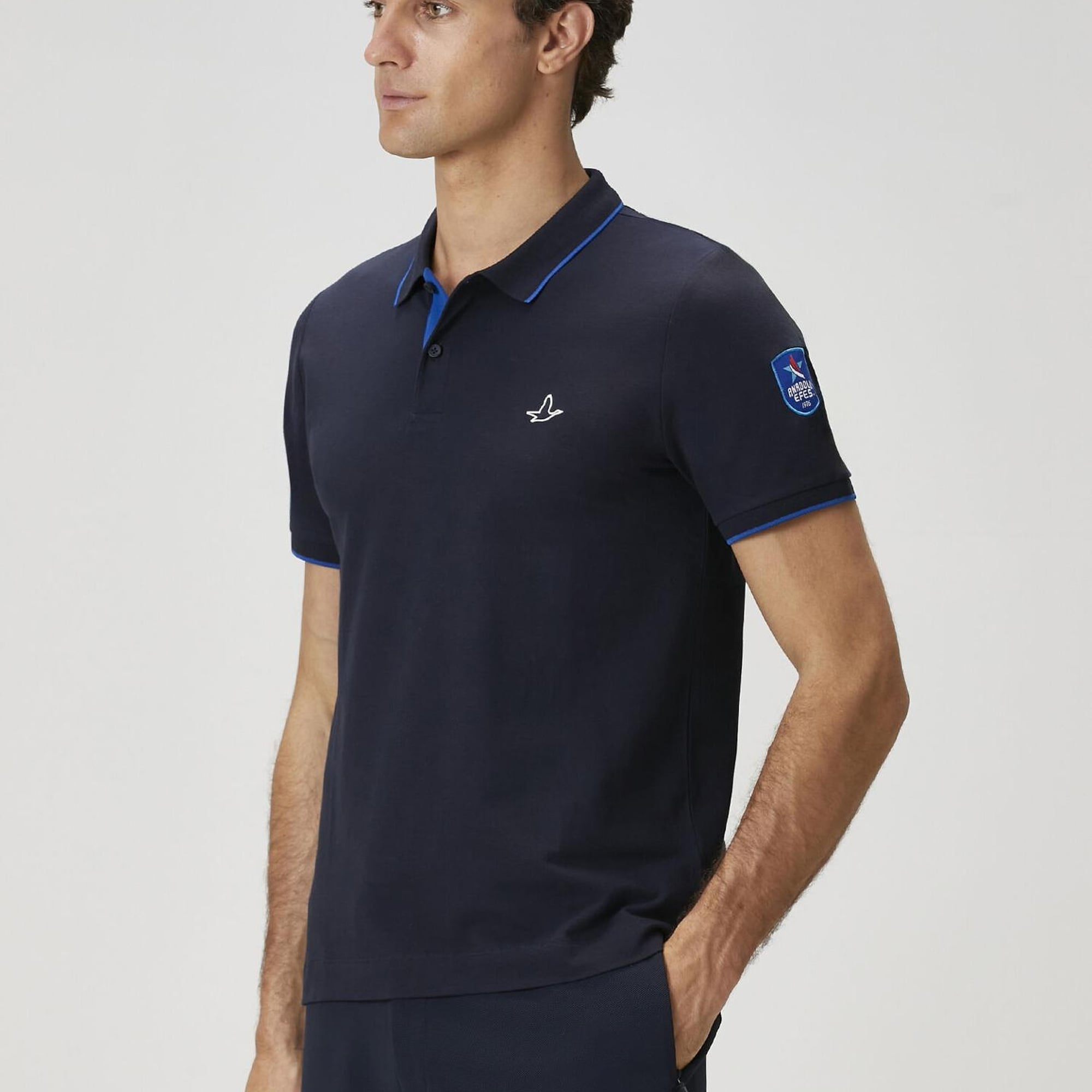 Beymen Club Erkek X Anadolu Efes Lacivert Polo Yaka T-shirt