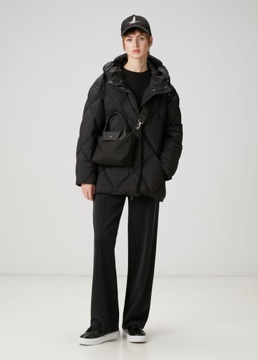  Beymen Club Kadın Siyah Logo Nakışlı Sweatshirt