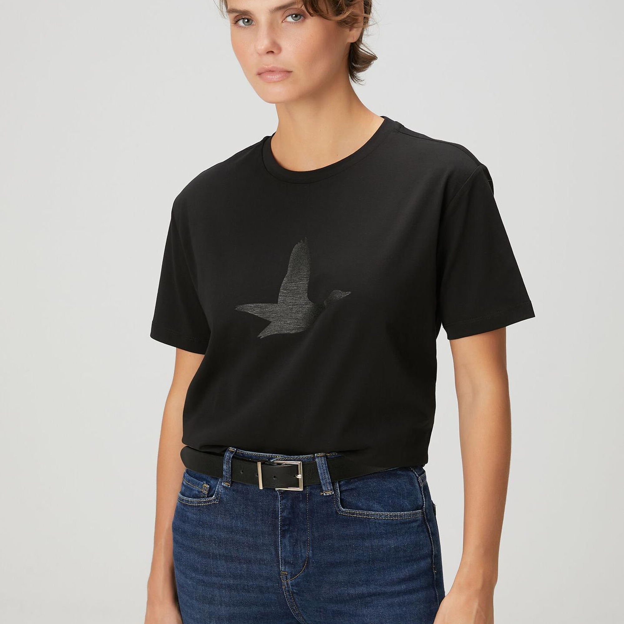 Beymen Club Kadın Siyah T-shirt