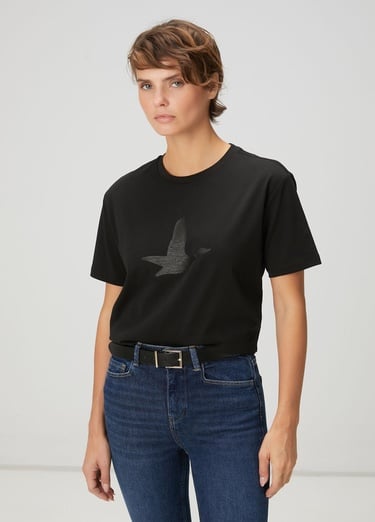  Beymen Club Kadın Siyah T-shirt