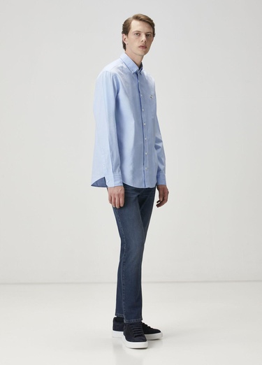  Beymen Club Erkek Comfort Fit Mavi Gömlek