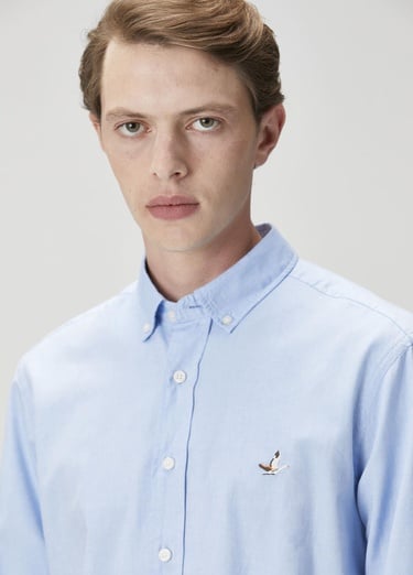  Beymen Club Erkek Comfort Fit Mavi Gömlek