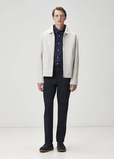  Beymen Club Erkek Comfort Fit Lacivert Gabardin Doku Gömlek